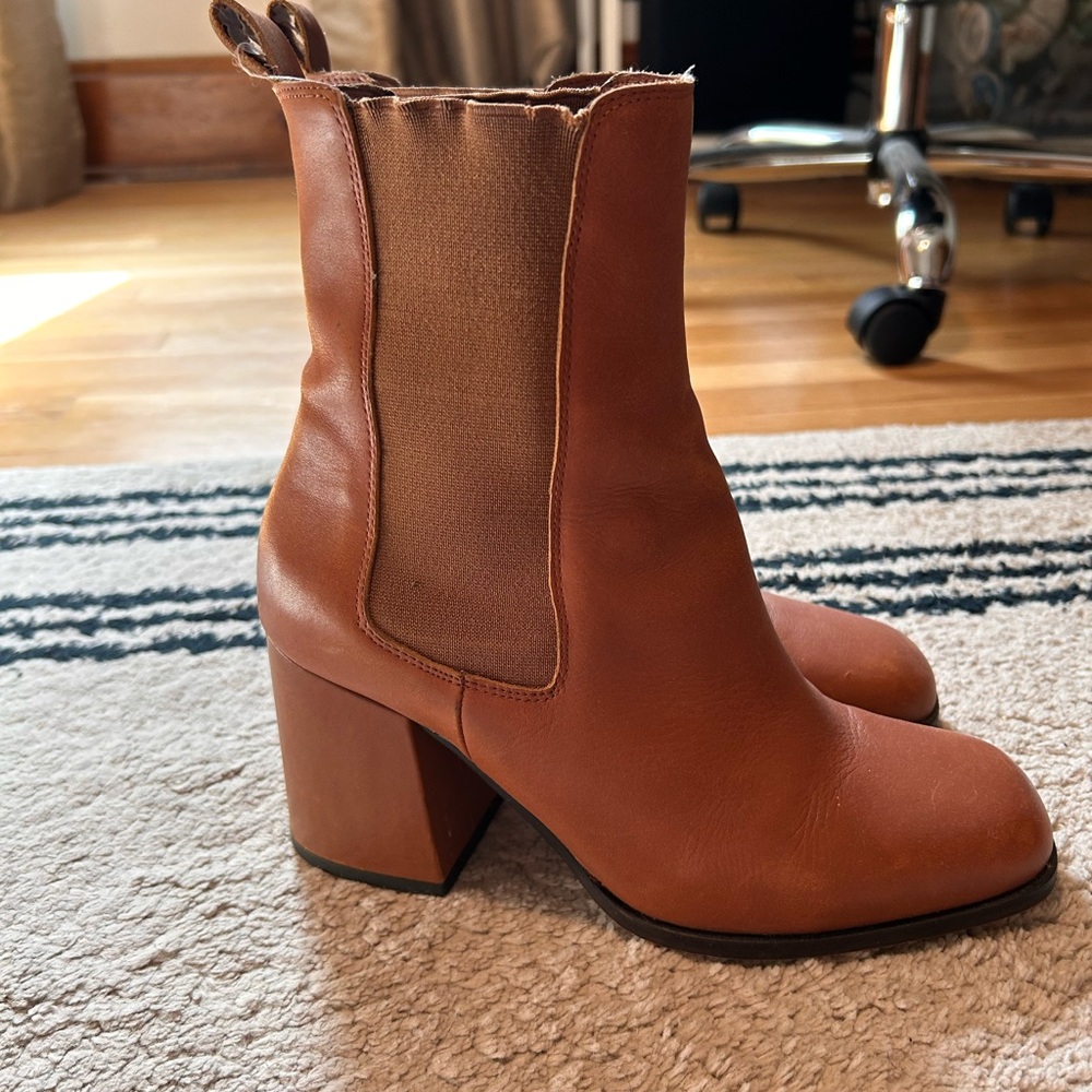 Alias Mae Brown Leather Chelsea Boots